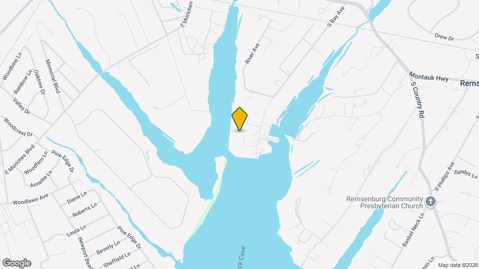 61A S Bay Ave Map and Location Details