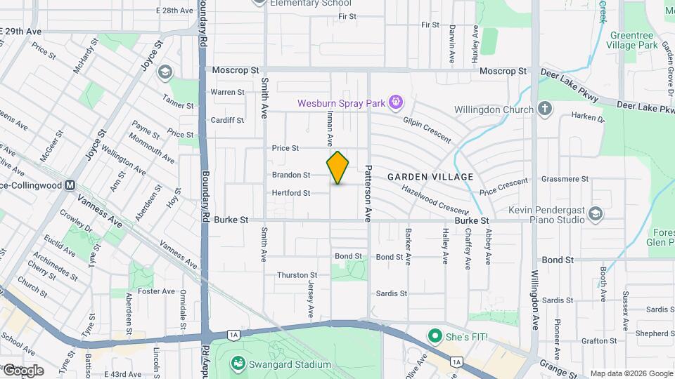 5110 Inman Ave Map and Location Details