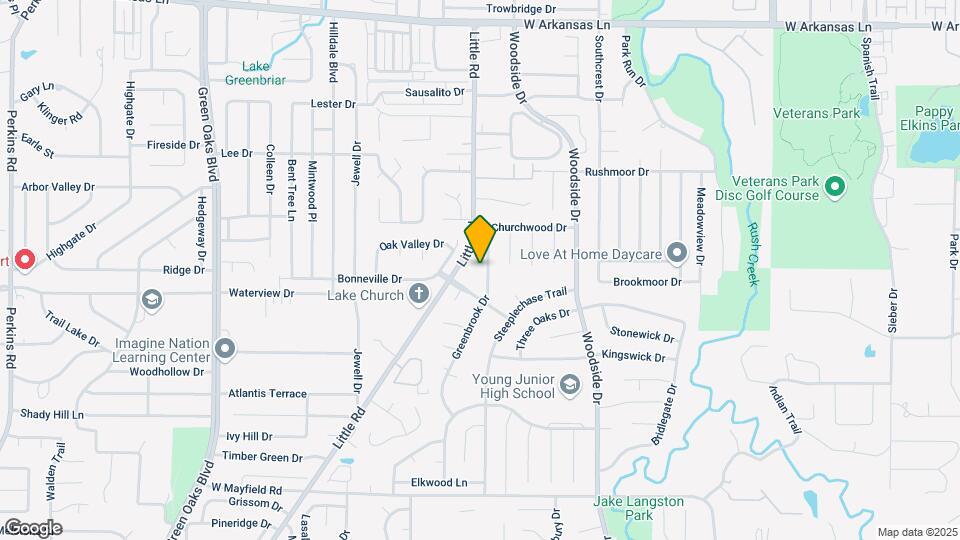 2808 Greenbrook Dr Map and Location Details