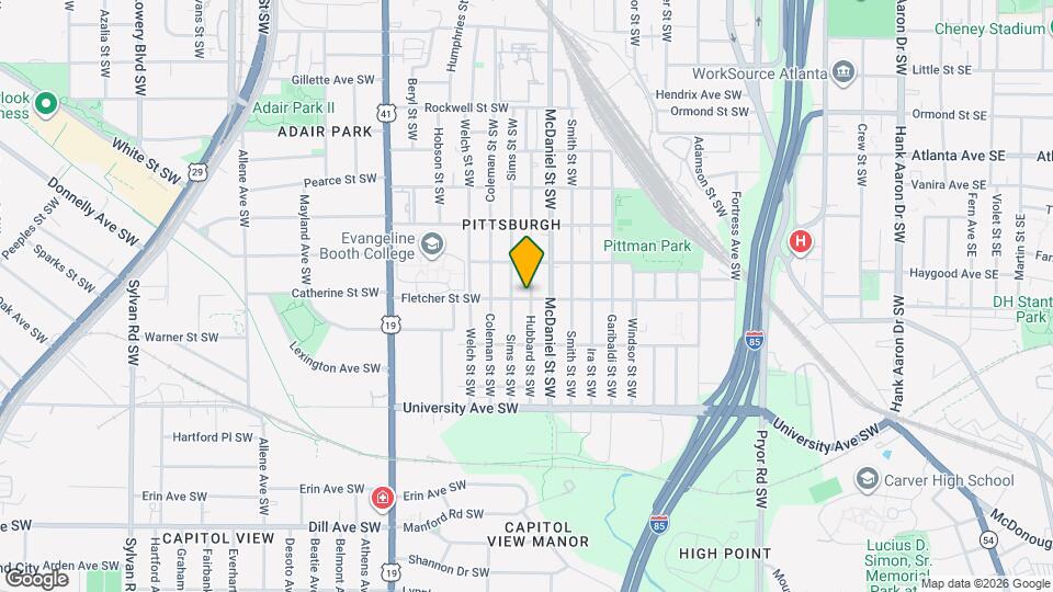 1065 Hubbard St SW Map and Location Details