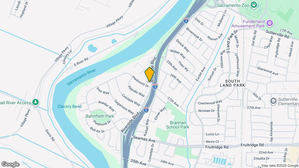 5170 Riverside Blvd Map and Location Details