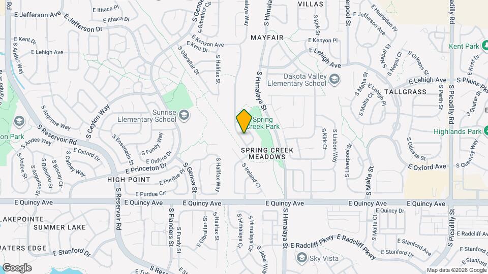 4068 S Himalaya Way Map and Location Details