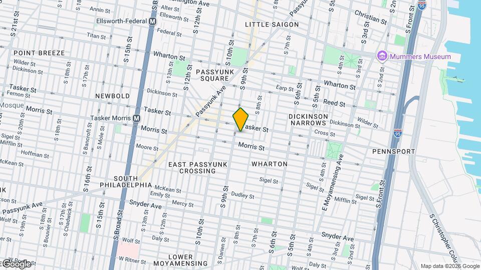 831 Mountain St Map and Location Details