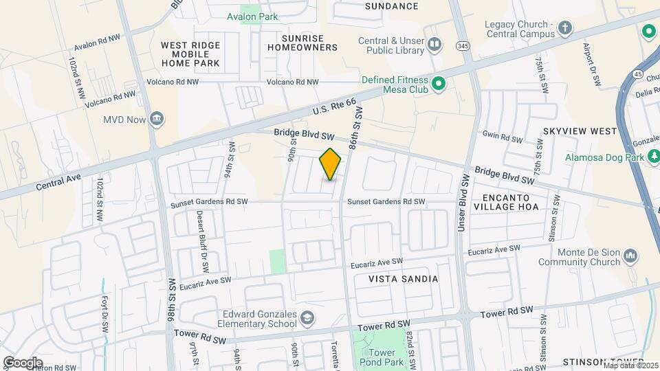 323 Cll Amarillo SW Map and Location Details