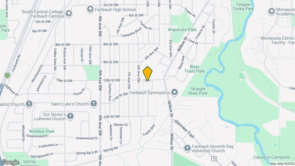 515 10th St SW Map and Location Details