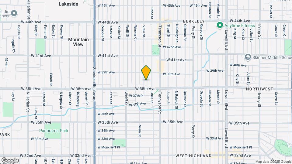 3826 Vrain St Map and Location Details