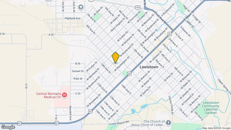 823 W Boulevard St Map and Location Details