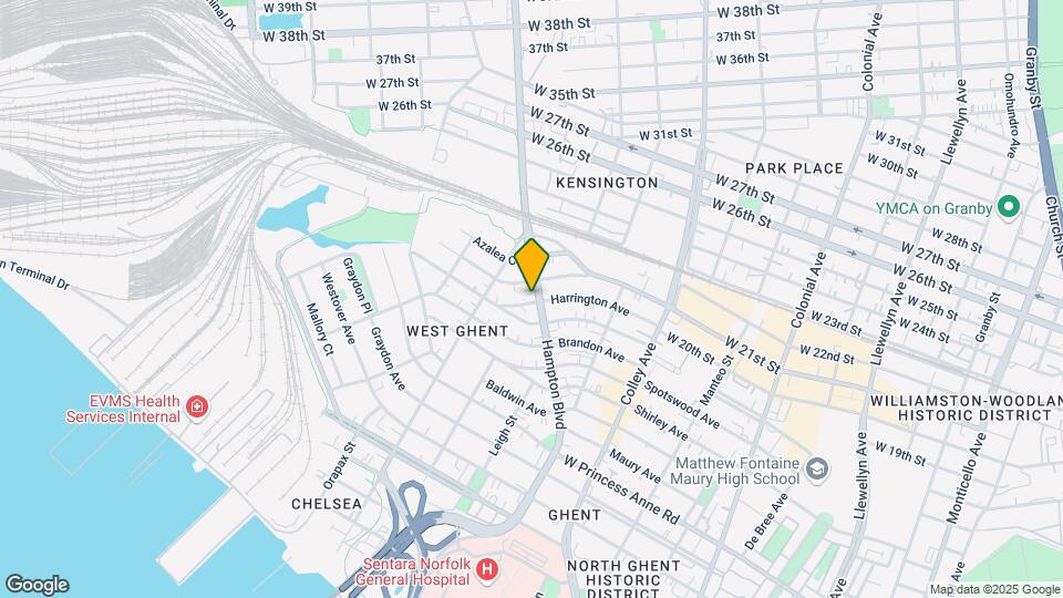 1903 Hampton Blvd Map and Location Details
