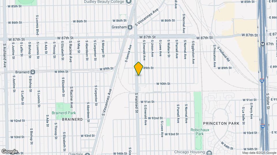 8933 S Halsted St Map and Location Details