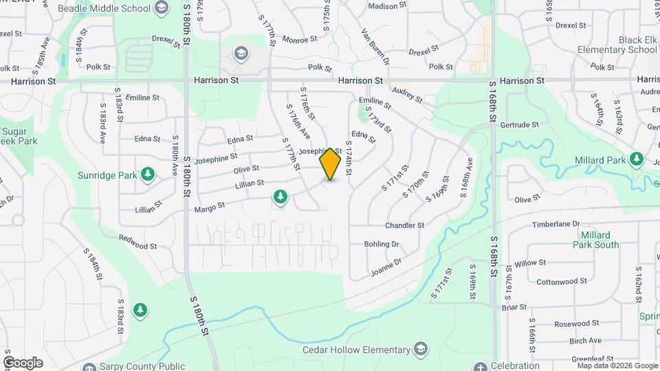 7407 S 176th Cir Map and Location Details