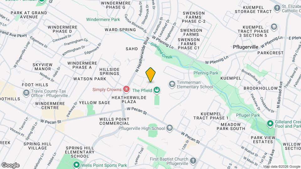 417 Epiphany Ln Map and Location Details