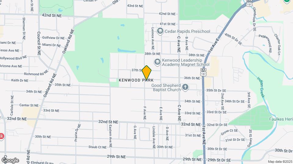 655 36th St NE Map and Location Details