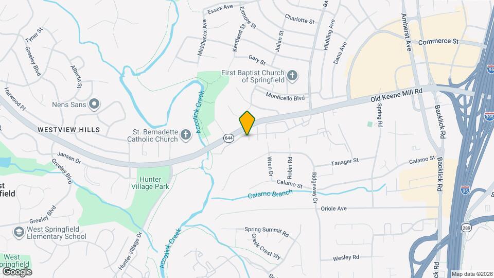 7503 Westmore Dr Map and Location Details