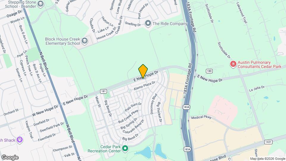 932 Lost Pines Ln Map and Location Details