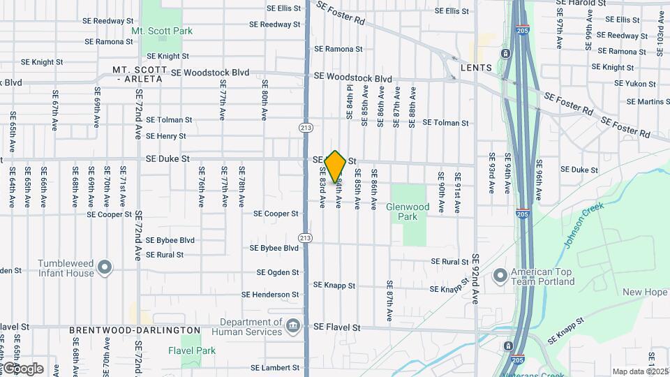 6617 SE 84th Ave Map and Location Details