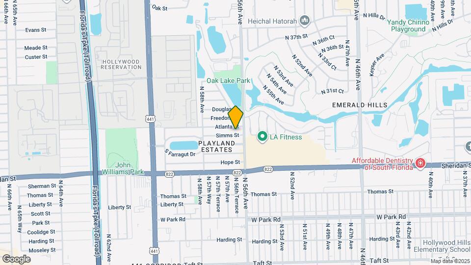 5615 Simms St Map and Location Details