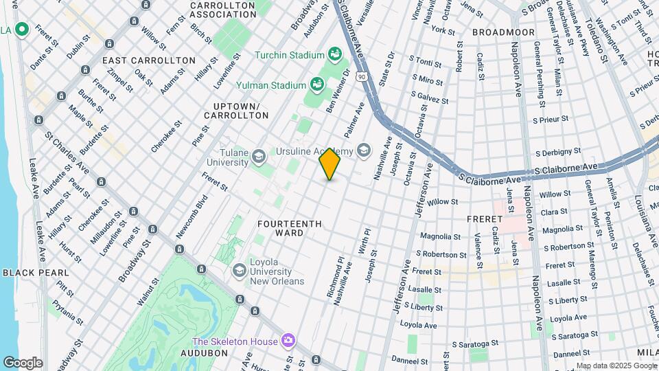 2407-2409 Palmer Ave Mapa y Detalles de la Ubicación