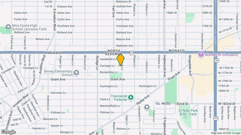 2320 Carnegie Ln Map and Location Details