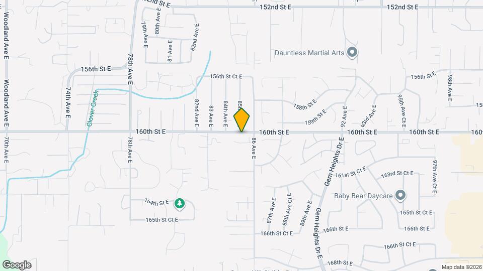 8505 160th St Ct E Mapa y Detalles de la Ubicación