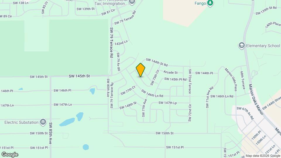 14553 SW 75th Cir Map and Location Details