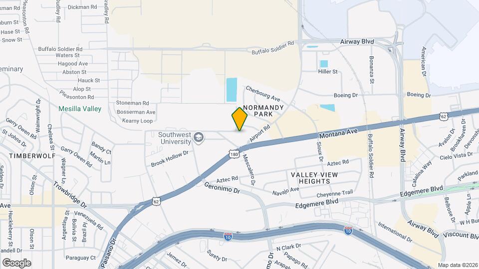 6209 Airport Rd Map and Location Details