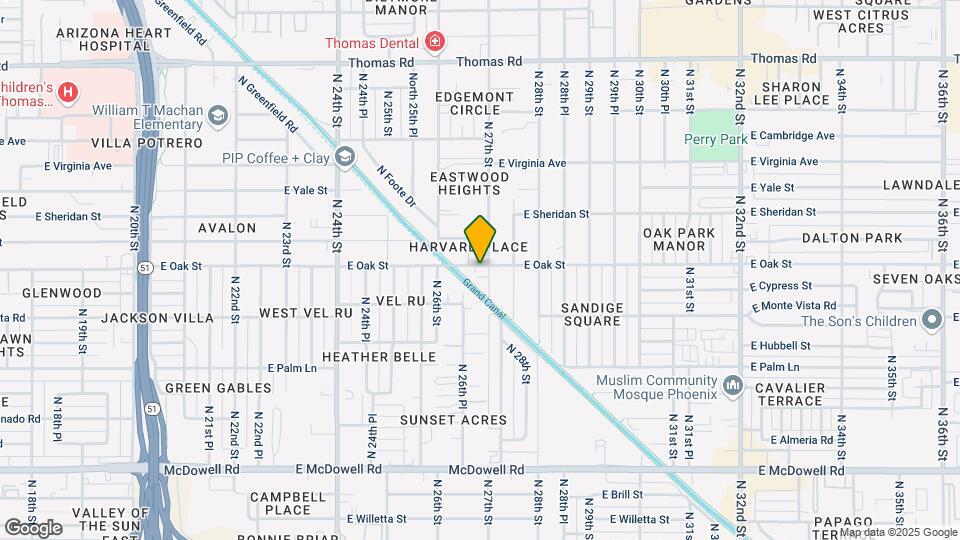 2224 N 27th St Map and Location Details