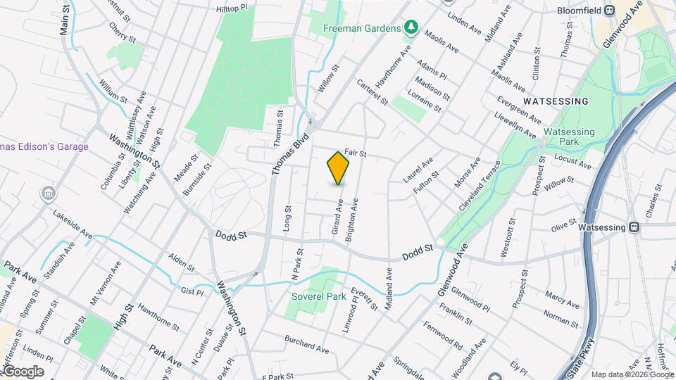 67 Girard Ave Map and Location Details