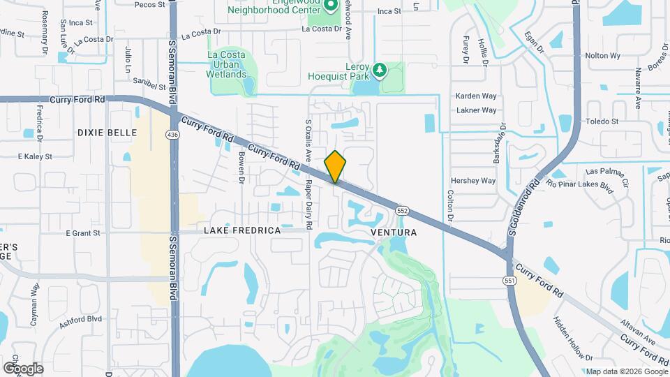 6130 Curry Ford Rd Map and Location Details