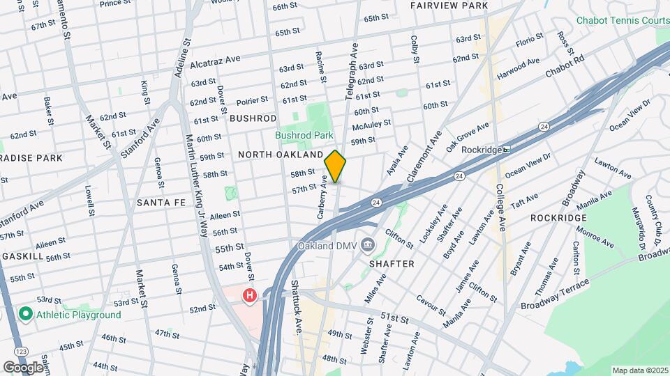 5691 Telegraph Ave Map and Location Details