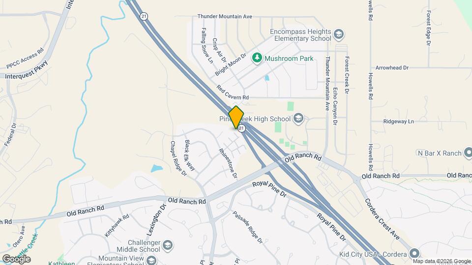 10829 Tincup Creek Point Map and Location Details