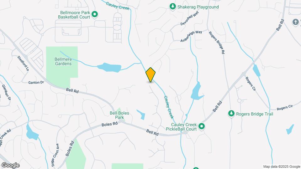 10795 Cauley Creek Dr Map and Location Details