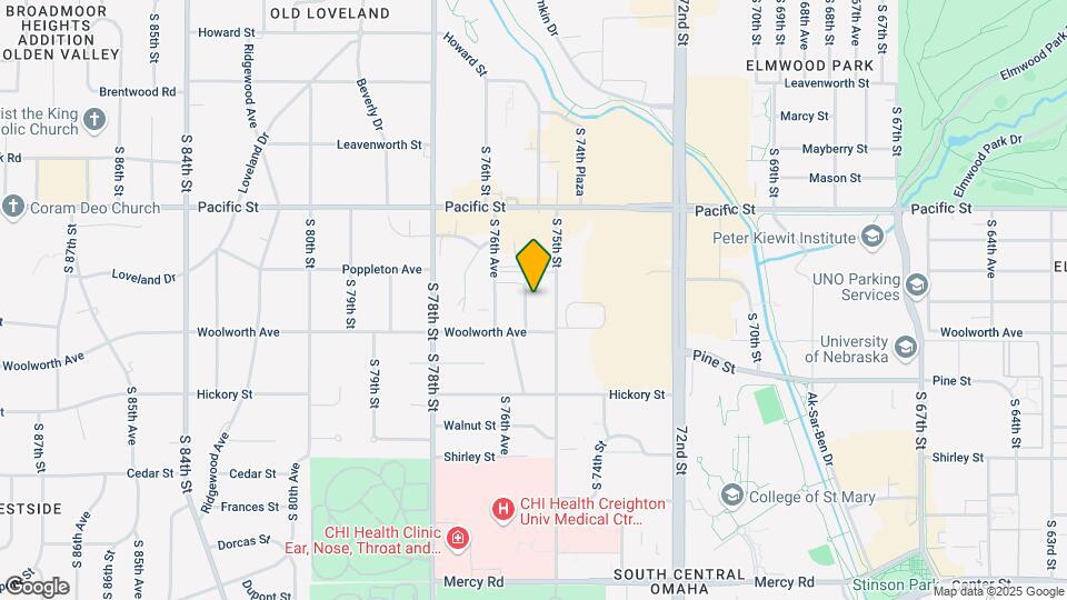 1365 S 76th St Map and Location Details