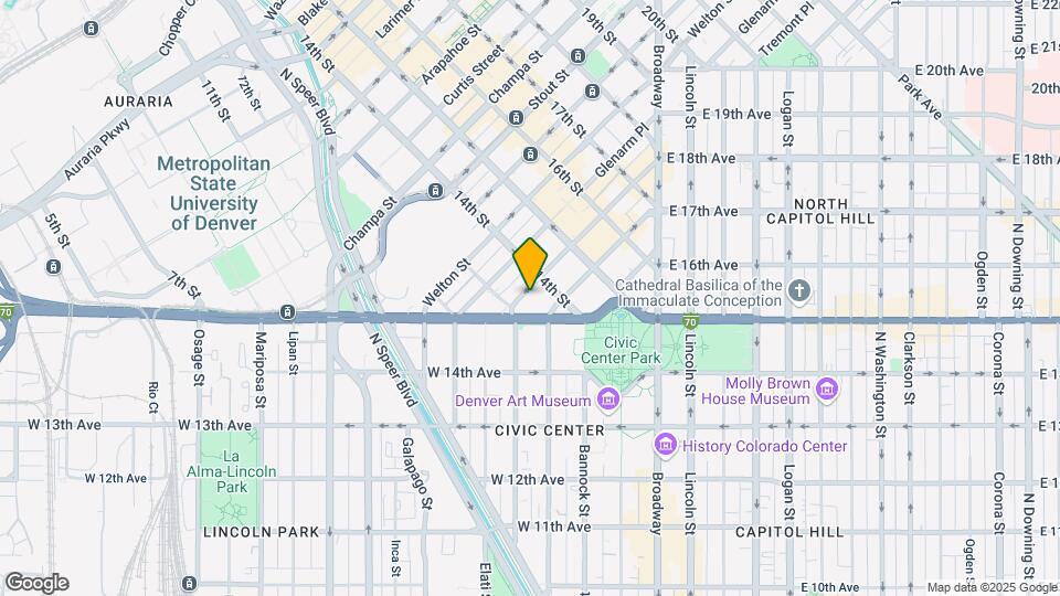 1332 Tremont Pl Map and Location Details