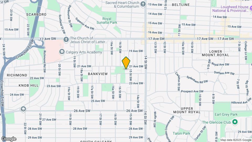 1614 22nd Ave SW Map and Location Details