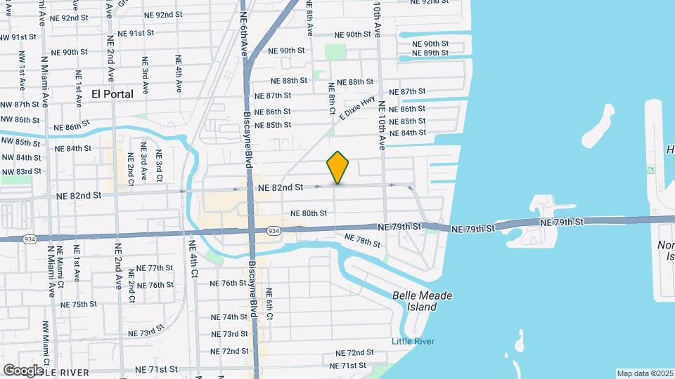 836 NE 82nd St Map and Location Details