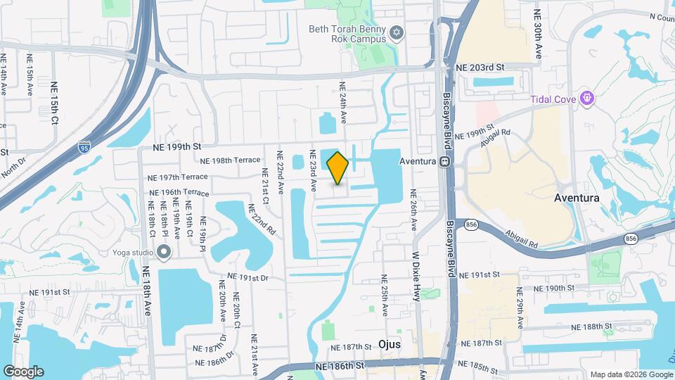 19695 NE 23rd Ct, Unit B Mapa y Detalles de la Ubicación