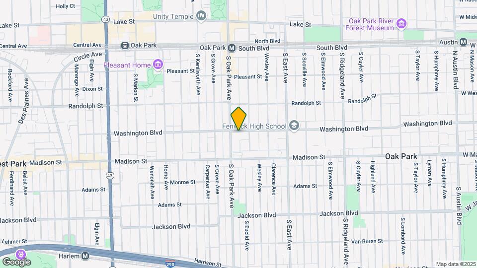 717 Washington Blvd, Unit 1A Map and Location Details