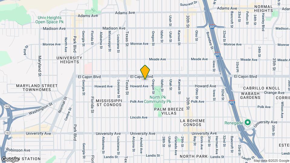 4231 Hamilton St Map and Location Details