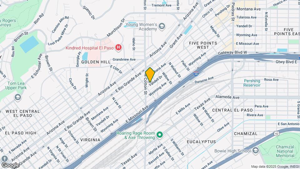 1909 Yandell Dr Map and Location Details