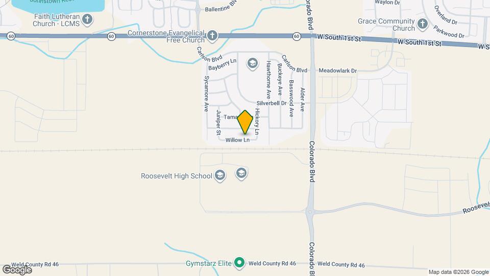 3253 Willow Ln Mapa y Detalles de la Ubicación