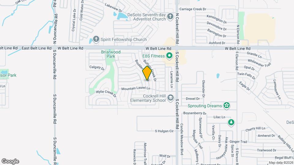 305 Boulder Creek Dr Map and Location Details