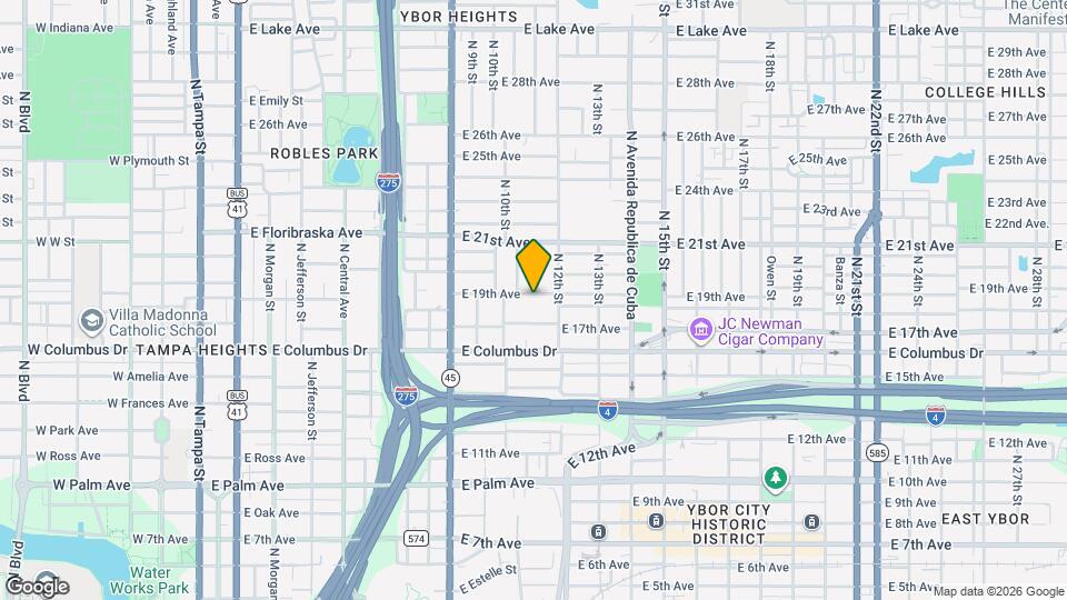 1017 E 19th Ave Mapa y Detalles de la Ubicación