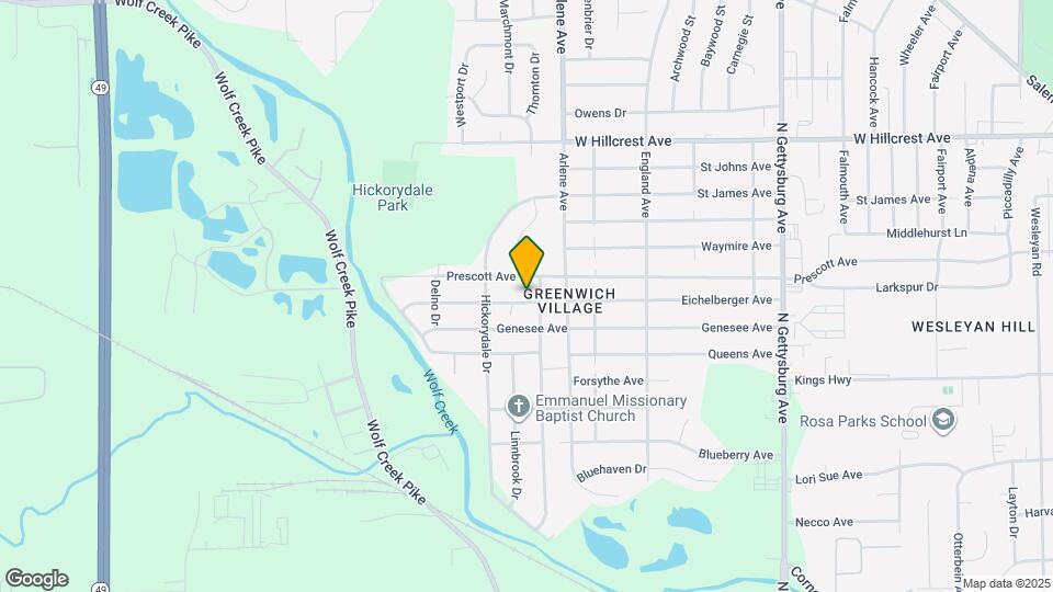 4909 Eichelberger Ave Mapa y Detalles de la Ubicación