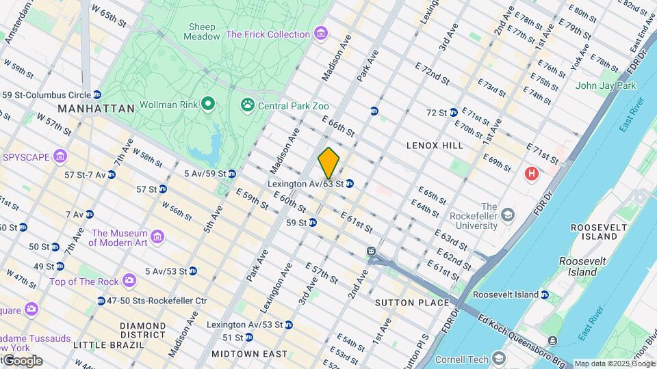 808 Lexington Ave Map and Location Details