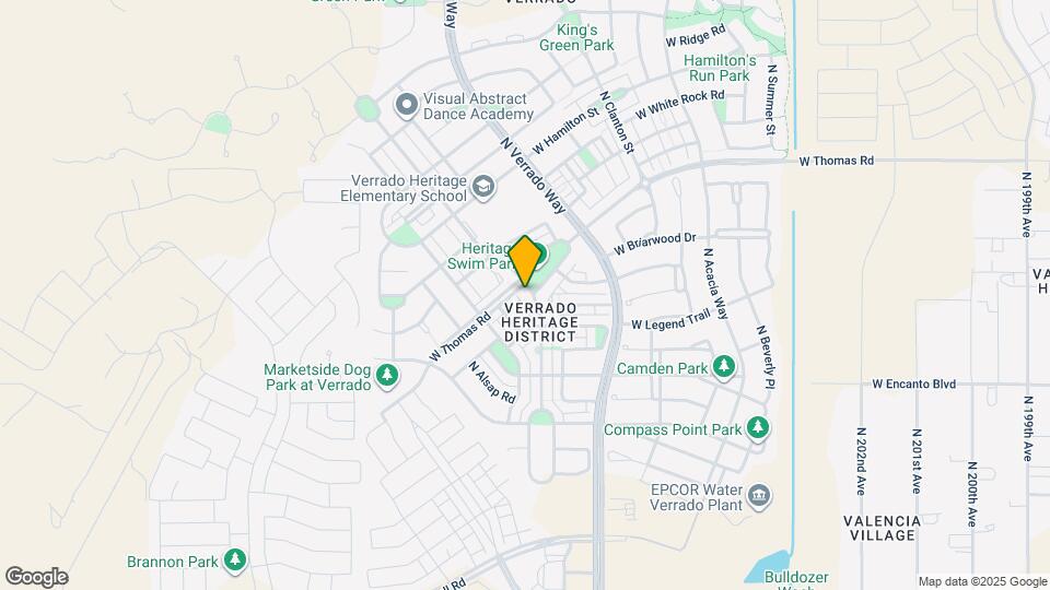2550 N Heritage St Map and Location Details