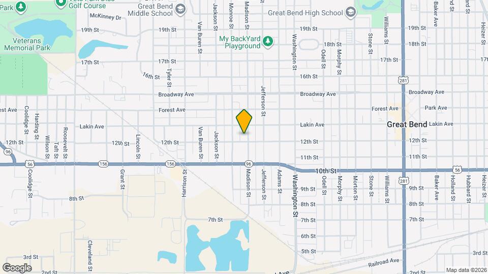 1203 Madison St Map and Location Details