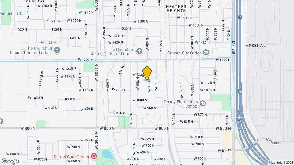 1157 N 600 W Map and Location Details