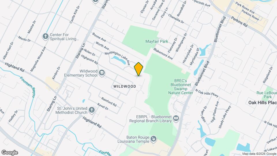 305 Lake Worth Dr Map and Location Details