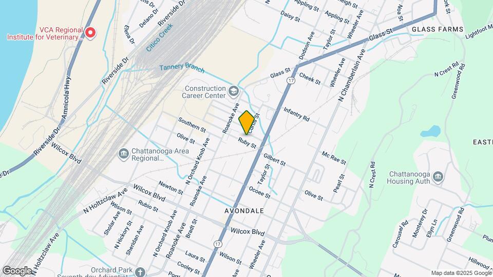 2027 Ruby St Map and Location Details