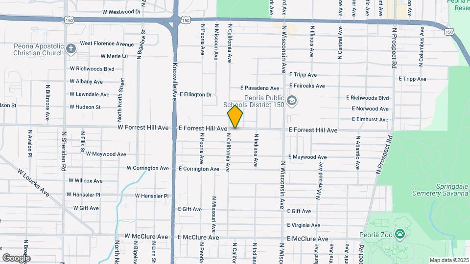 504 E Forrest Hill Ave Map and Location Details